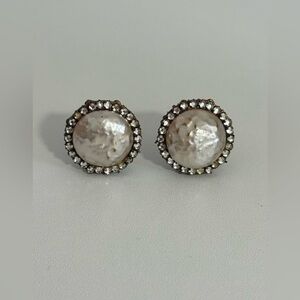 Vintage Miriam Haskell Clip On Earrings